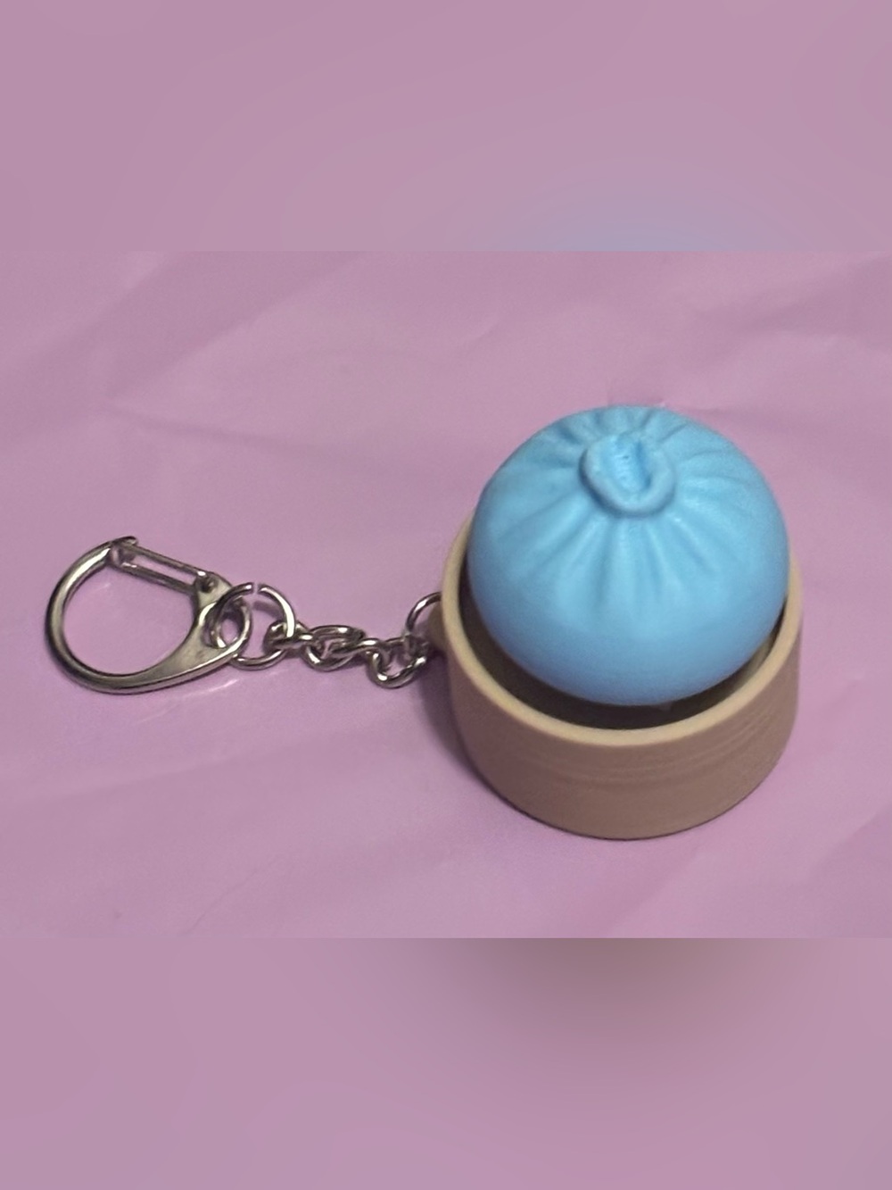 Blue Dumpling Keychain Clicker